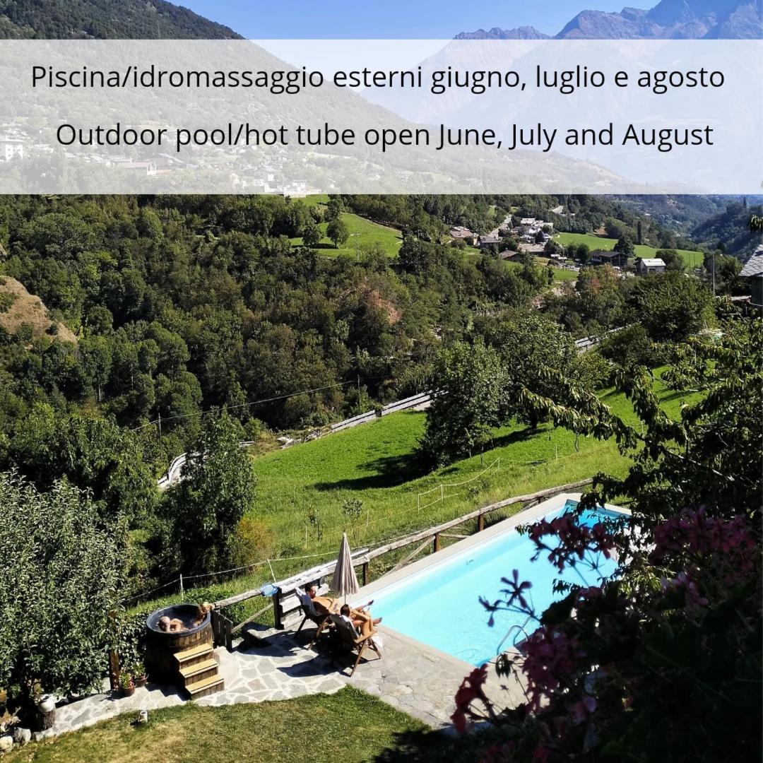 La Fattoria Di Roven Villa Gignod ภายนอก รูปภาพ