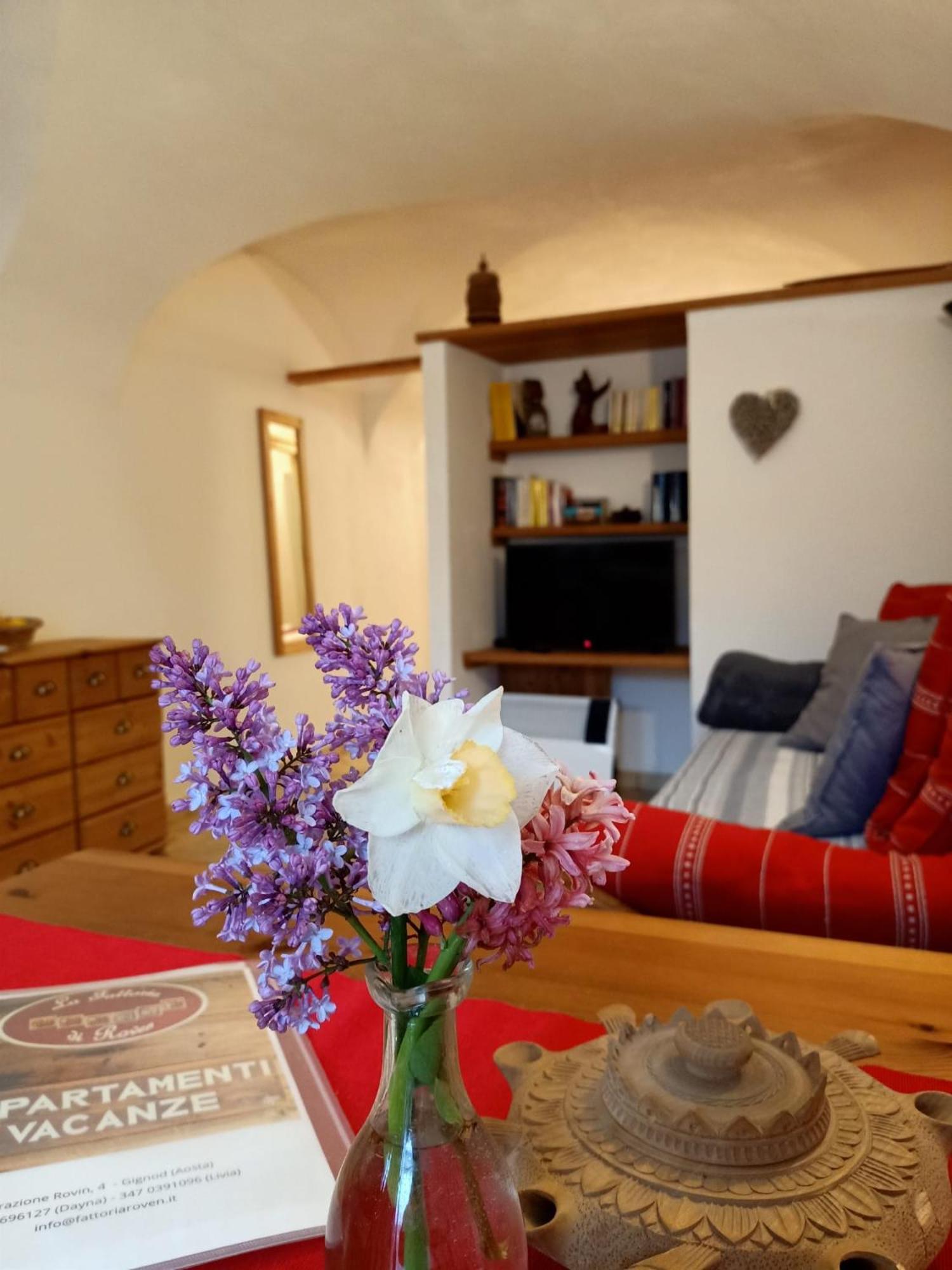 La Fattoria Di Roven Villa Gignod ห้อง รูปภาพ